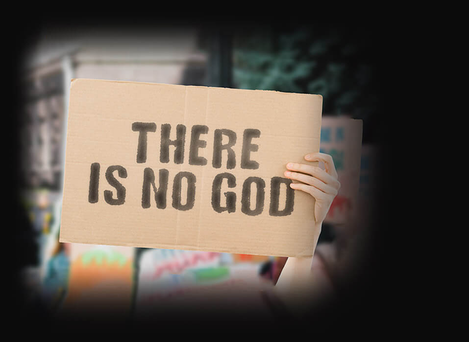 What do young adults believe about the existence of God?